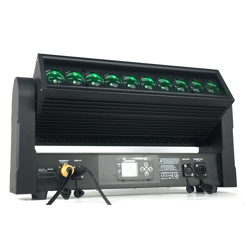 10 * 40 Вт RGBW светодиодный зум-бар IP
